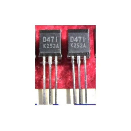 D471Silicon NPN transistor for use in driver and output stages