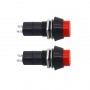 BLACK PUSH On/ SWITCH 2 pin Self-Locking Latching Push Button