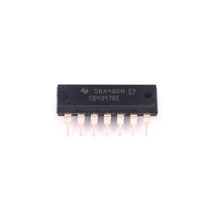 CD4047 IC DIP-14 TI CMOS Monostable Multivibrators CD4047BE