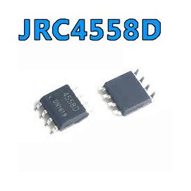 JRC 4558D CHIP IC Dual Audio Op Amp - Pack of 1 Pic