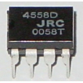 JRC 4558 IC Dual Audio Op Amp - Pack of 1 Pic