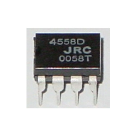 JRC 4558 IC Dual Audio Op Amp - Pack of 1 Pic